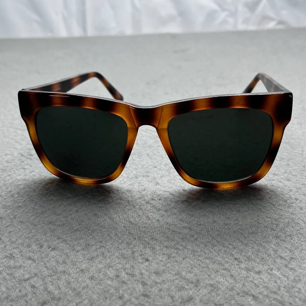 Cole Haan Sunglasses Brown Tortoise Acetate Square CH7022 55-18-142 Classic